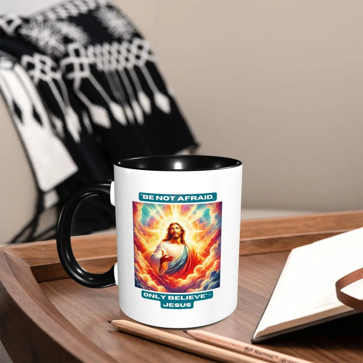 

Jesus Biblical Mug Funny Ceramic Coffee Cups Tea Mugs Milk Cup Drinkware Gifts for Woman Man