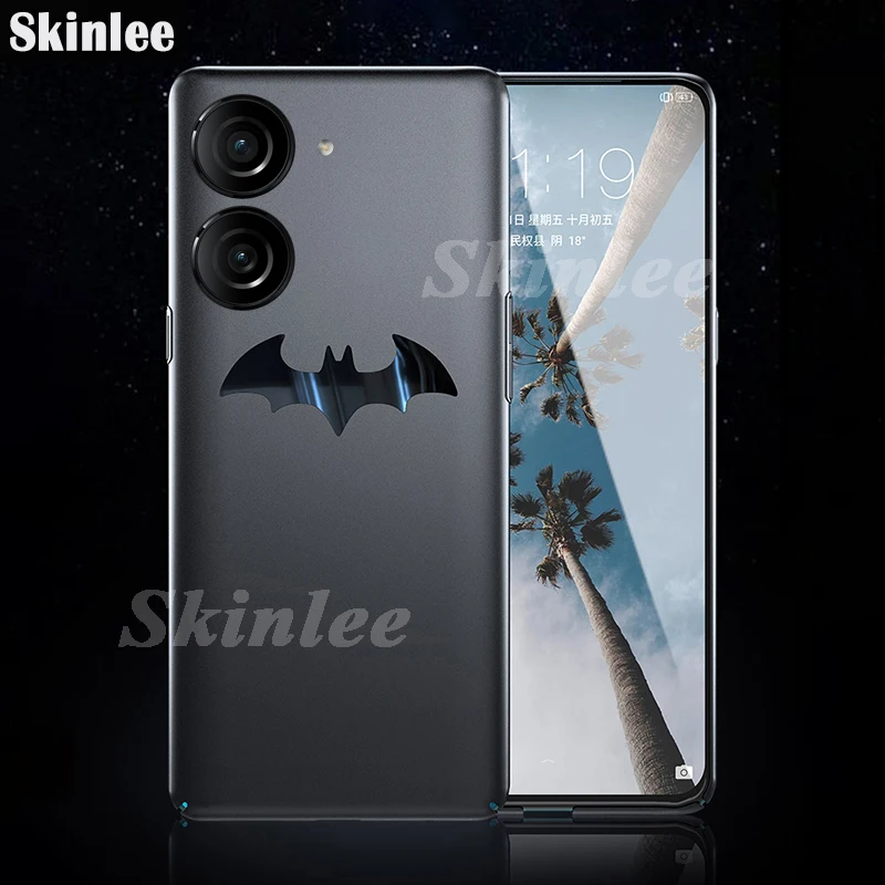 Skinlee pro asus zenfone 10 pouzdro hezký tisk logem matná nárazuvzdorné zakrýt pro asus zenfone 9 zpět coque