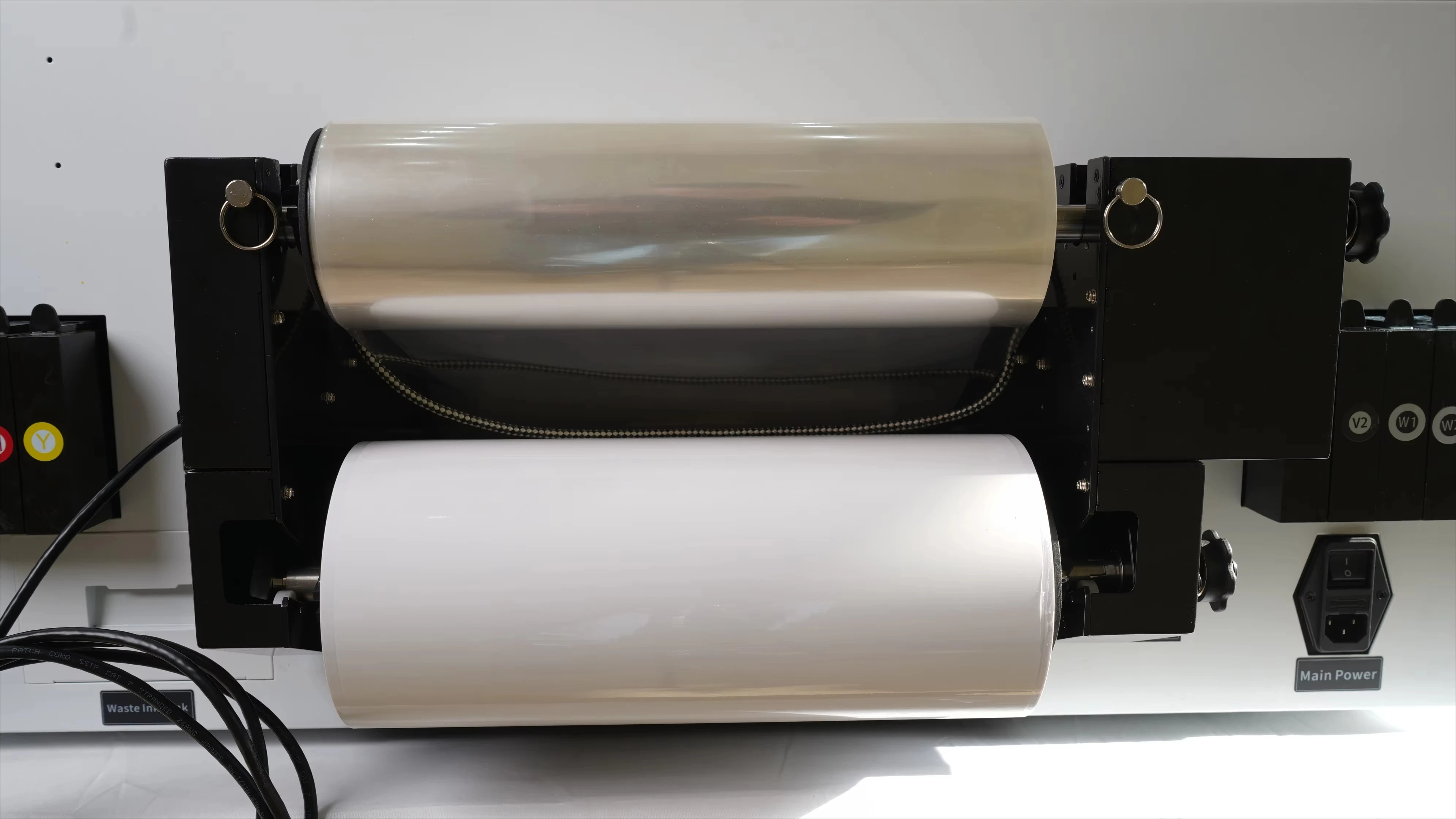 طابعة DTF مدمجة لسطح المكتب للأشعة فوق البنفسجية مقاس A3 للشعارات والملصقات والملصقات بعرض طباعة 310 مم