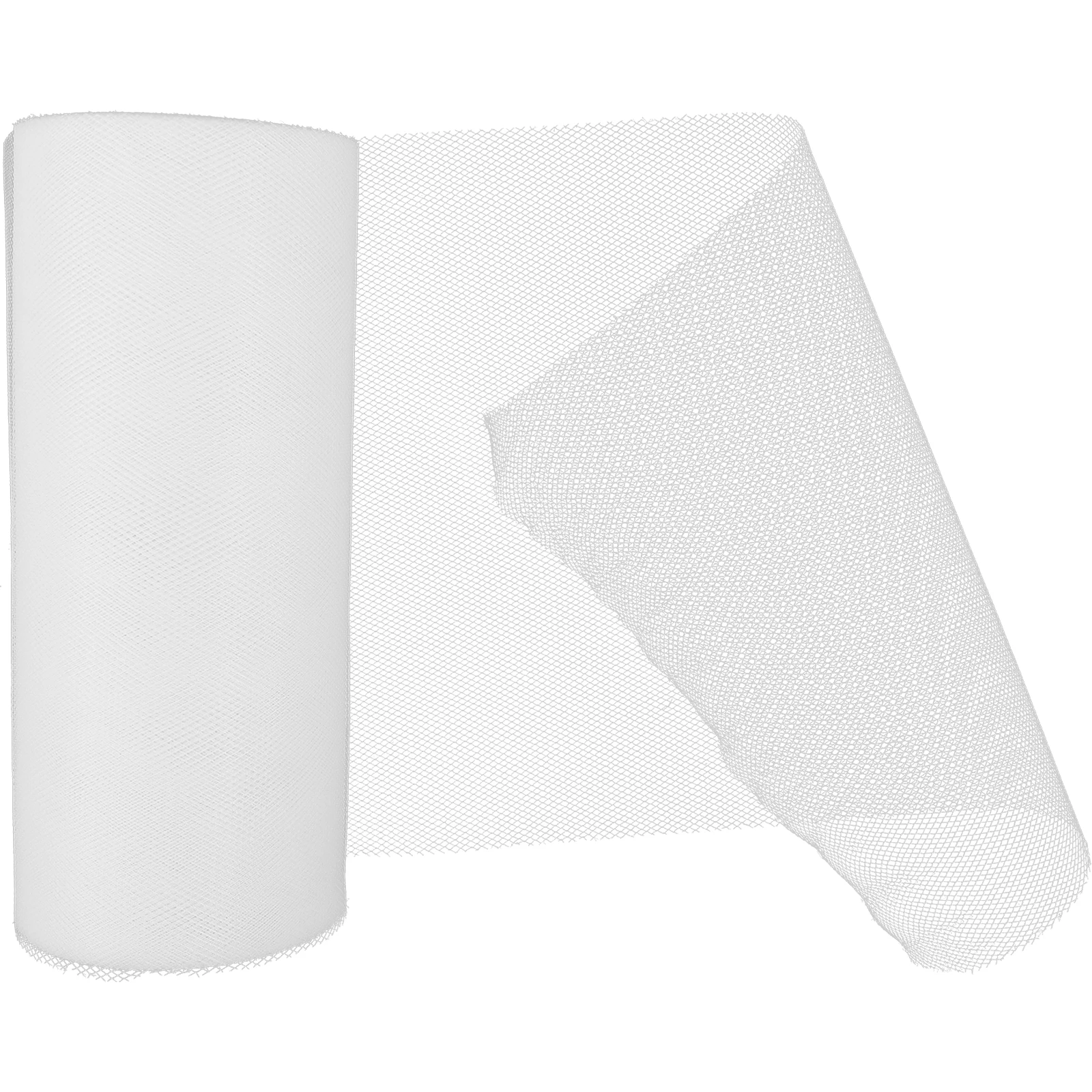 

15cm White Tulle Material Mesh Fabric 25 Yards Spool Wedding Decor Craft Cloth Table Chair Skirt Ribbon Tutu Fabric