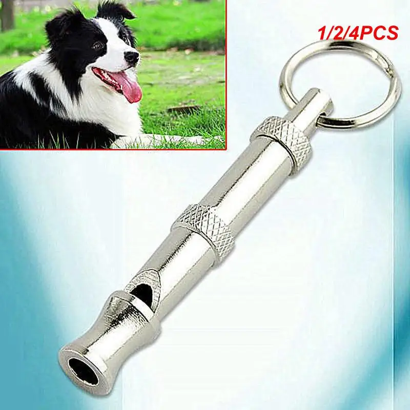 1/2/4PCS Pet Dog Whistle Cat Dog Training Obedience Ultrasonic Sound Repeller Pitch Stop Barking Quiet Whistles for