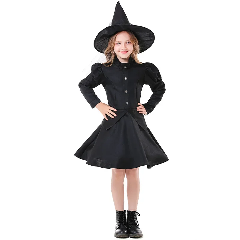 

Halloween Children Cosplay Witch Party Show Costume