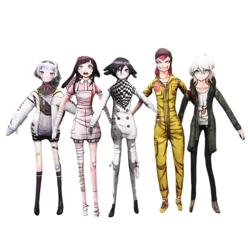 Danganronpa 28cm/11.02in anime brinquedo de pelúcia ativo fio ferro esqueleto figuras dos desenhos animados periféricos modelo halloween presente novidade boneca