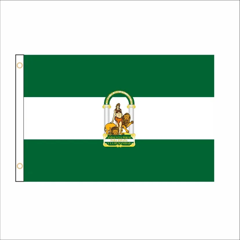 Banner Con Bandiera Andalusia Andalucia 3 Piedi * 5 Piedi Banner Decorativo Stampato In Poliestere Personalizzato QZ-165
