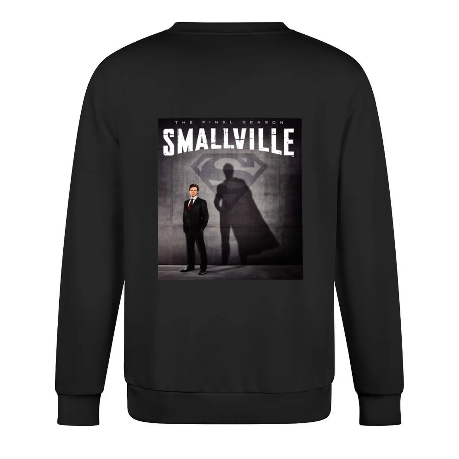 بلوفر رجالي بشعار SMALLVILLE بلوزة رجالي مصممة ملابس خريفية بقلنسوة للرجال