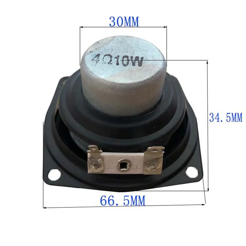 Imagem -06 - Impermeável Full Range Speaker Unit Ímã de Neodímio Alto-falantes Bluetooth Audio Ohm Ohm 10w 20 Core 2.5 Polegada 66 mm Pcs