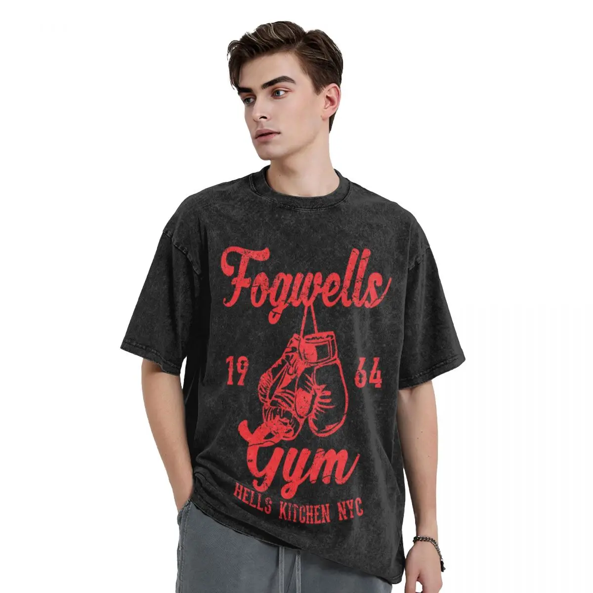 

Fogwells Gym T-Shirt boys whites shirts graphic quick drying vintage anime shirt tshirts for men