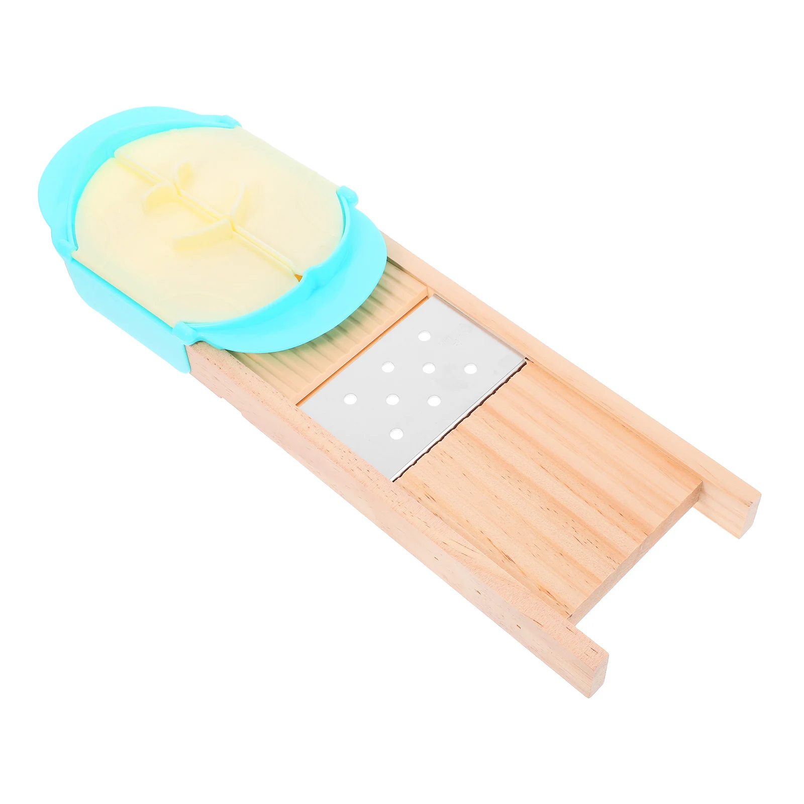 

Veggie Chopper Kitchen Tool Potato Slicer Handheld Fresh Meat Cutter Cucumber Shredder Wood Reliable Easy Cleaning