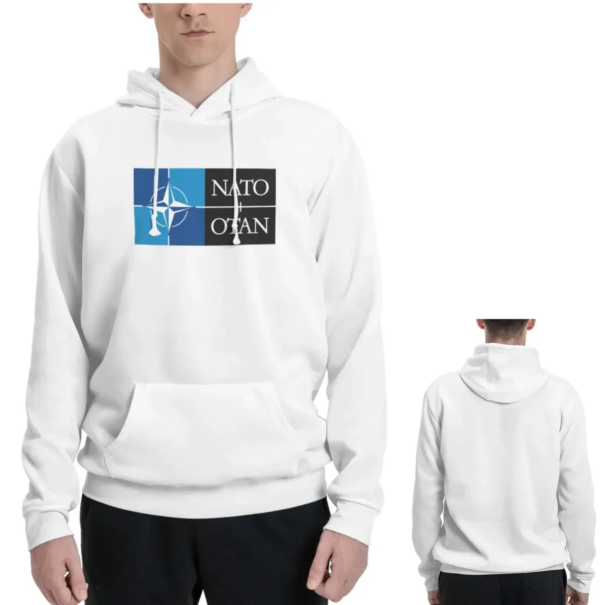 

Толстовки НАТО НАТО для мужчин и женщин, повседневные пуловеры, модные толстовки с капюшоном и длинными рукавами, осень-зима