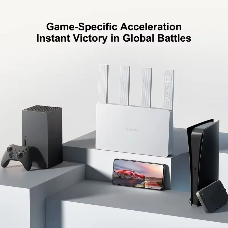 Xiaomi Router BE3600 WiFi 7 Dual Bands 2.4GHz/5GHz 160Mhz 3570Mbps Mesh Networking Gaming Acceleration 2.5G Ethernet Port