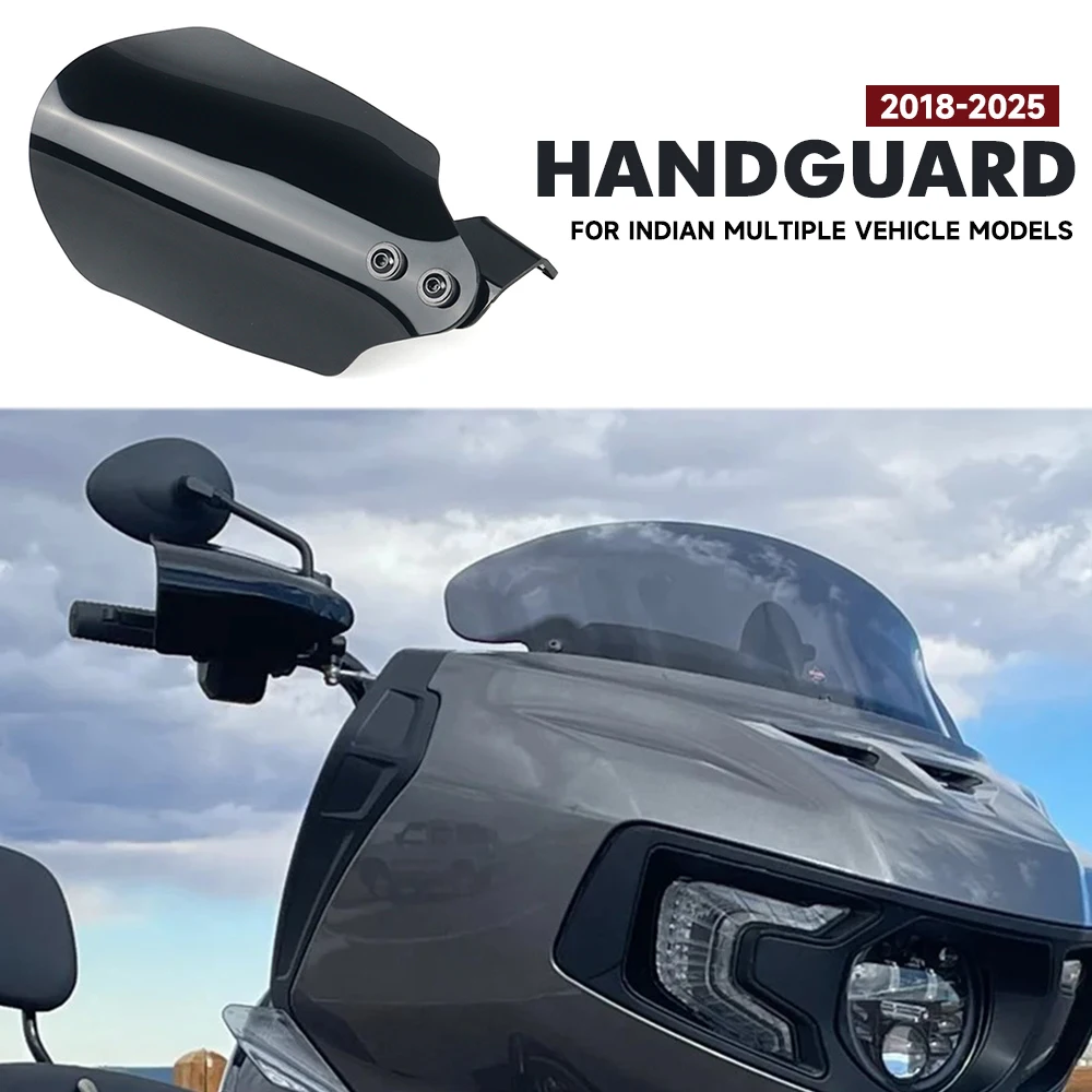 

Handguard For Indian Chief/Challenger 2020-2024 2025 Motorcycle Accessories Protectors - Universal Heavy Duty Hand Shield Cover