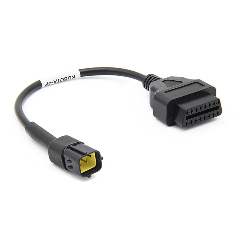 

Для KUBOTA OBD2 4-контактный адаптерный кабель 3824-26 OBD2 16-контактный на 4-контактный разъем автомобильного диагностического инструмента