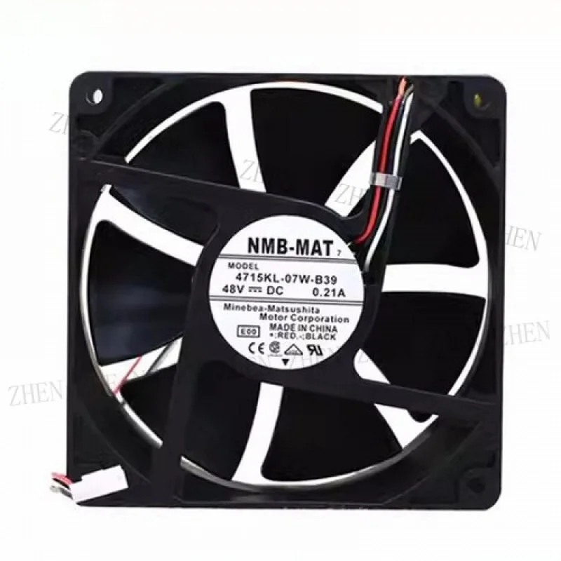 

Y ДЛЯ NMB 4715KL-07W-B39 DC48V 0,21A 3-проводной бесшумный охлаждающий вентилятор