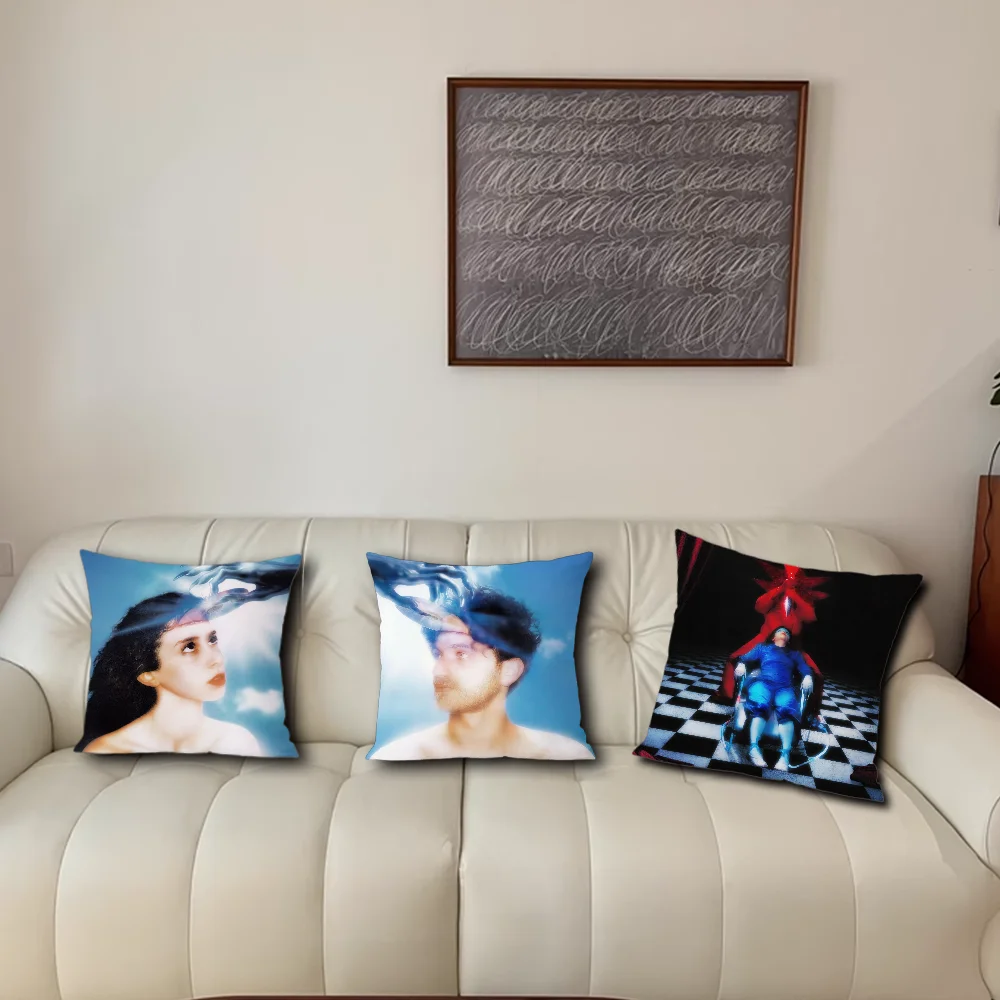 الفرقة M-Magdalena B-Bay غطاء وسادة القرص الخيالي أريكة المنزل غرفة المعيشة مكتب مقهى غطاء وسادة السيارة