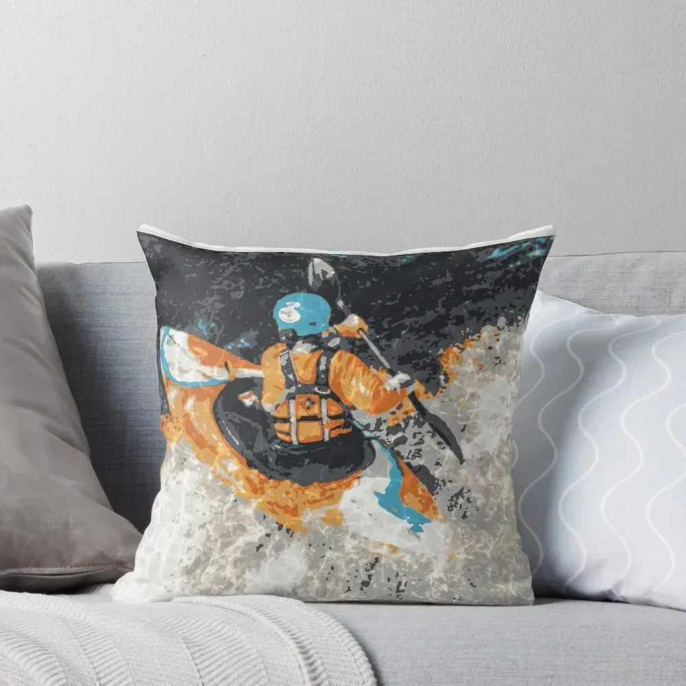 Kayaking Throw Pillow covers for pillows Couch Pillows pillow