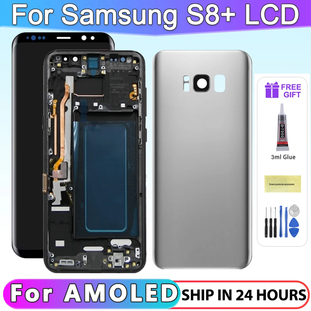 

OLED Screen for Samsung Galaxy S8 Plus LCD SM-G955 G9550 G955F/DS Lcd Display Digital Touch Screen Replacemen