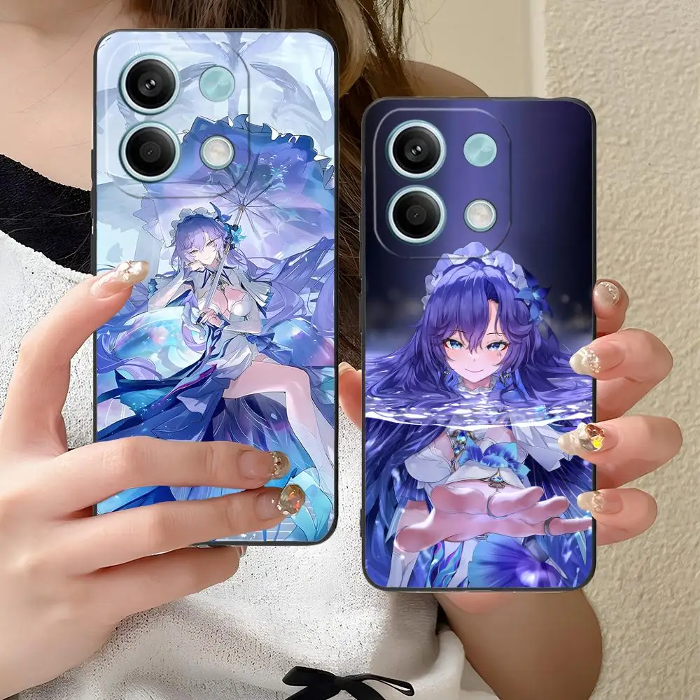 

Wuthering Waves Cantarella Phone Case for Xiaomi Redmi Note 14 13 12 11 A5 3 2 1 Pro Plus 4G 5G Colour Printing Luxury Cover