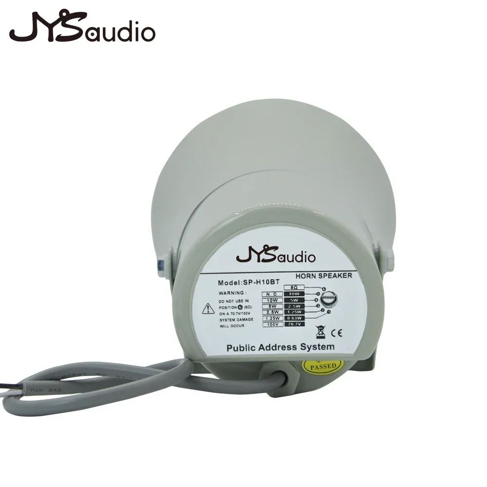 IP66 10W su geçirmez boynuz açık hoparlör güç uzun mesafe iletim kamu adres sistemi müzik güneş koruma malzemesi