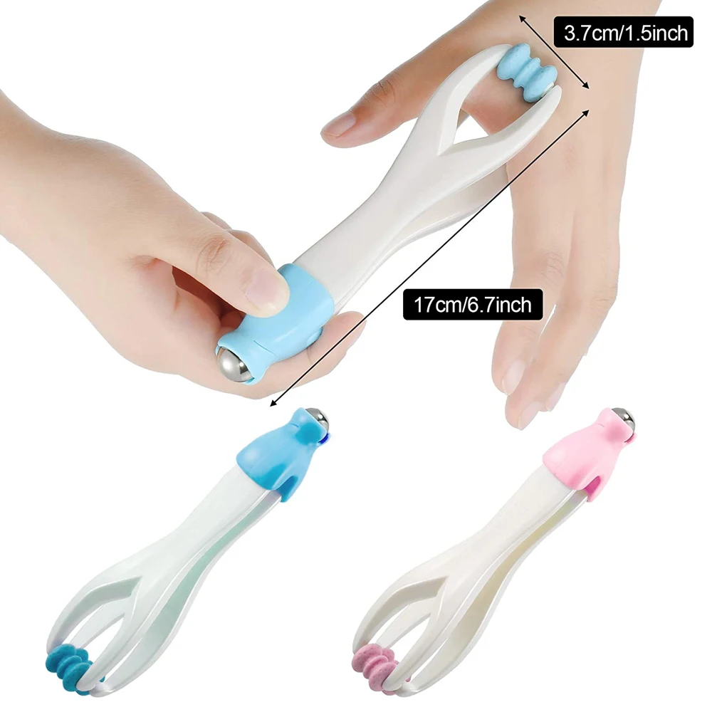 Finger massage gerät doppelseitige Hand massage rolle Werkzeug-Hand Hand Stahlkugel lauf Blut kreislauf Werkzeug-Hand rolle für Karpal