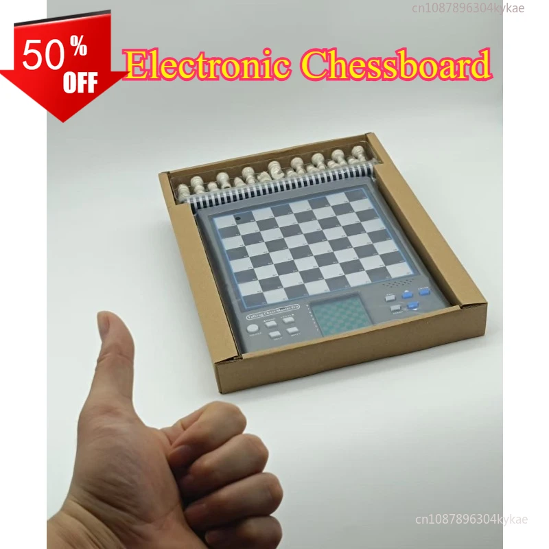 14-In-1 Smart Chess Man-Machine Game Two-Player Game Learning Chess Electronic Chessboard English/German Version