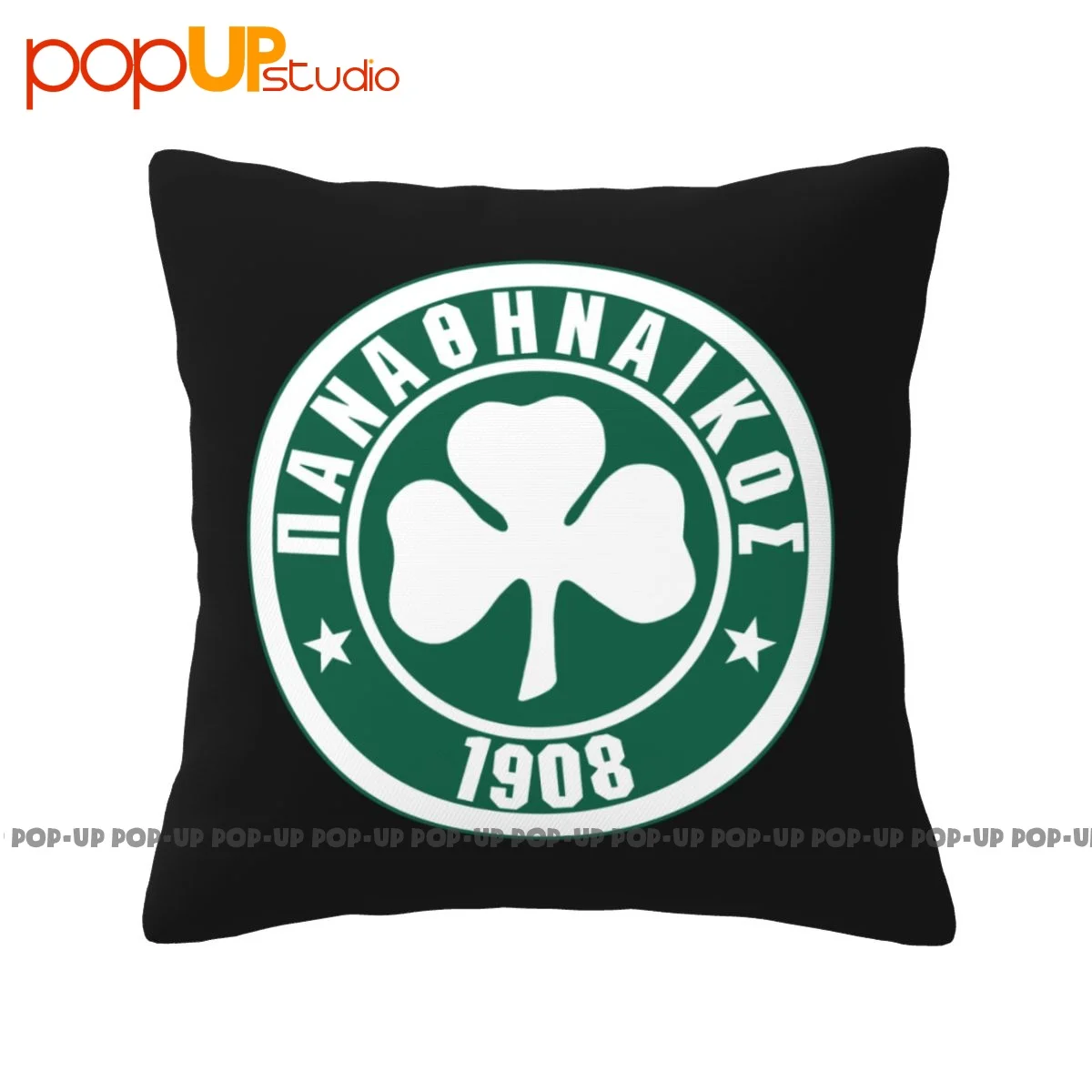 Cozy Panathinaikos F C Greece Football Soccer funda de almohada estampada antiácaros para dormitorio
