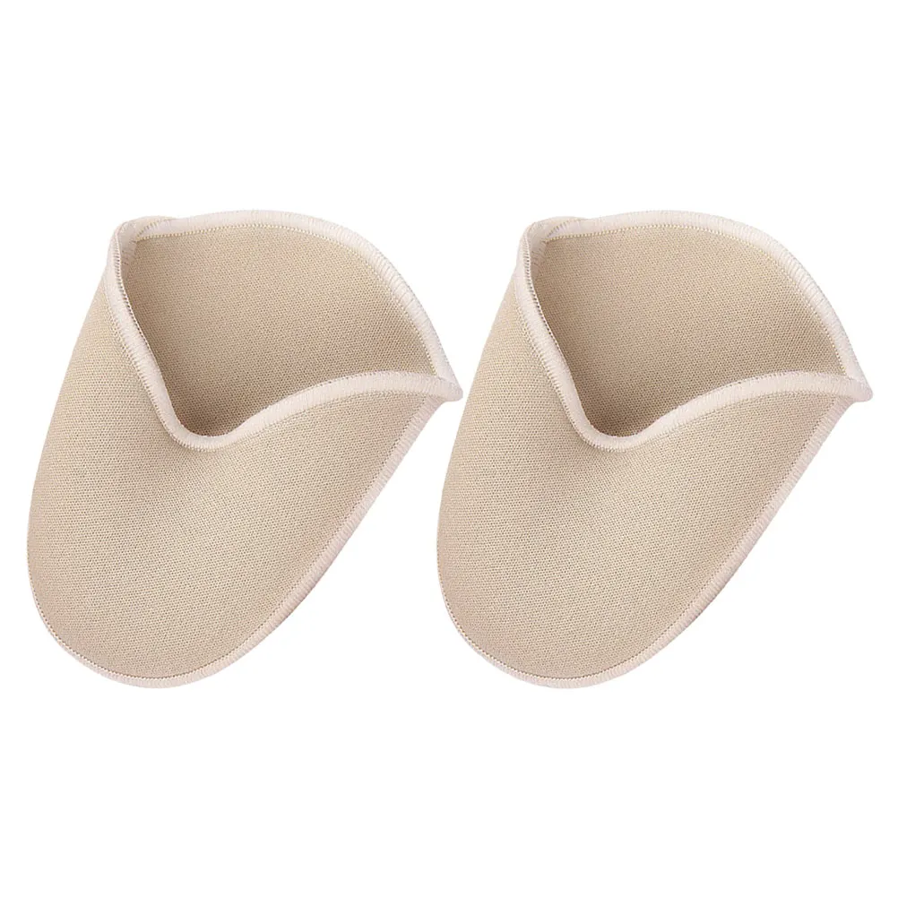 

Ballet Toe Pads 2pcs Foot Elastic Knitted Breathable Dance Forefoot Cushion Covers for Pointe Shoes Women
