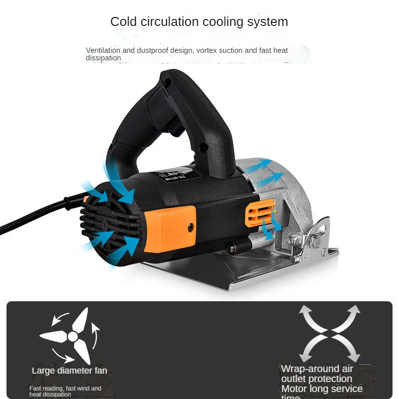 Electric Circular Saws Cutting Depth Adjustable Woodworking Tool Wood Board Marble Cutting Machine