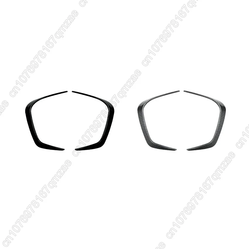 Car Front Bumper Splitter Side Spoiler Air Vent Body Kits Trim Black For BMW 2 Series G42 218i 220i 230i M240i M Sport 2022-2024
