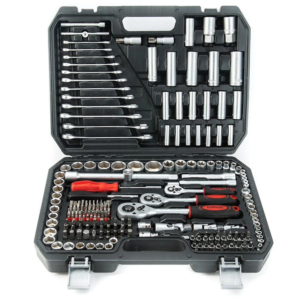 216pcs tools box set mechanic hand tool kit  car truck vehicle repair hand socket tool set