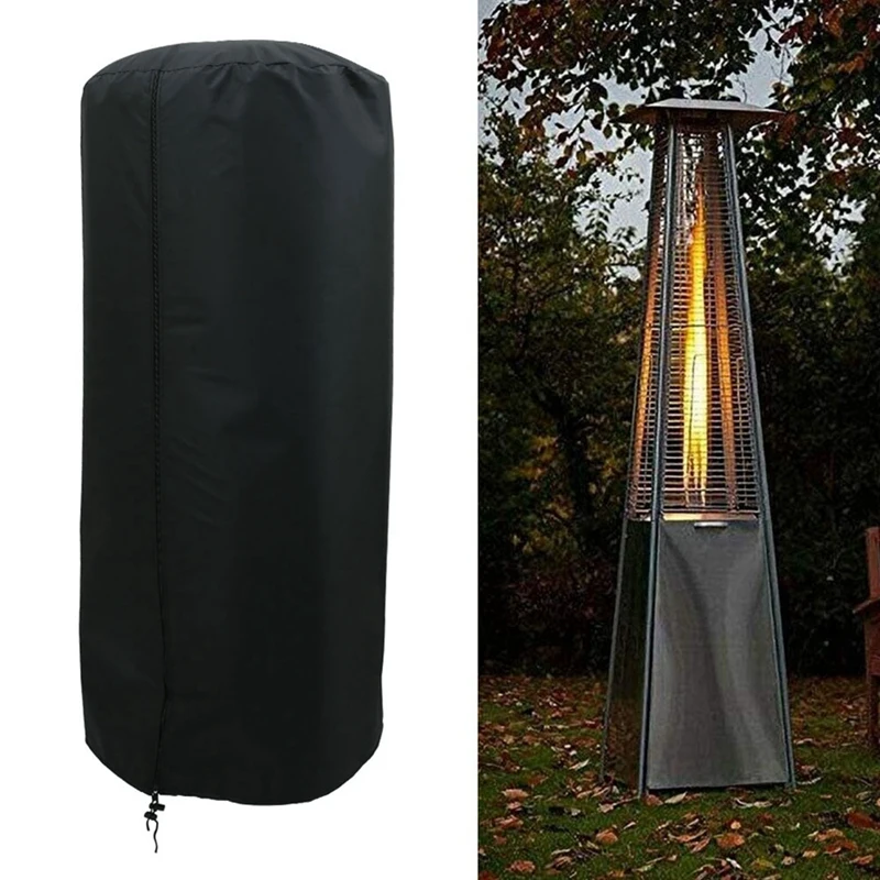 Heater Covers Waterproof With Zipper,Heavy Duty Tear-Proof,Anti-Snow, Wind-Resistant Dust-Proof Cover For Patio Heate