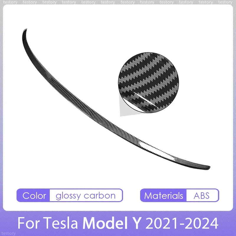 Spoiler voor Tesla Model Y Juniper Accessoires Spoilers Vleugels voor Tesla Model 3 Highland Accessoires 3/Y 2017-2026 ABS Materiaal