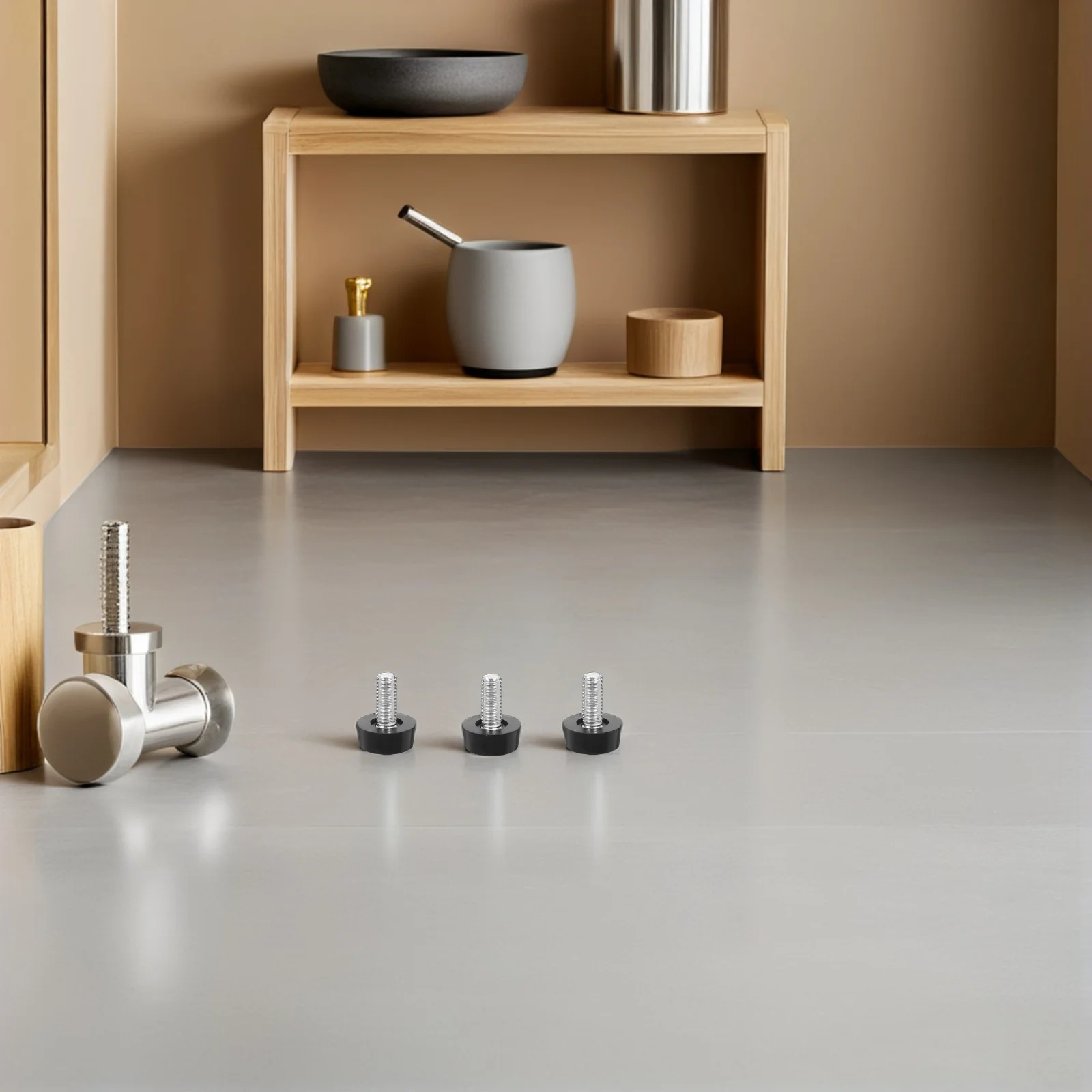 40 قطعة قدم المسمار قابل للتعديل ارتفاع قابل للتعديل التسوية الانزلاقات لطاولة أثاث كرسي خزانة استقرار الطابق حامي #2