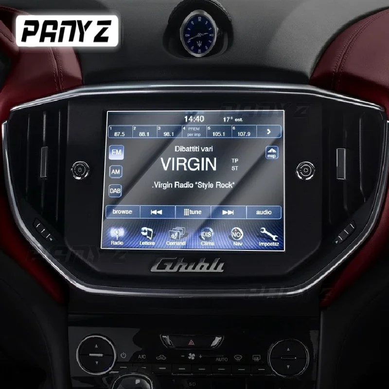 

For Maserati Ghibli 2014-2016 Car GPS navigation film LCD screen Tempered glass protective film Anti-scratch Film Interior Refit