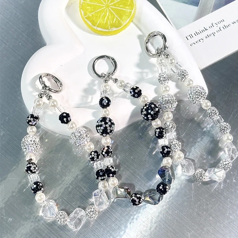 Portachiavi con cordino per telefono, ciondolo anti-perdita, cinturino a catena per telefono Dropship per donna