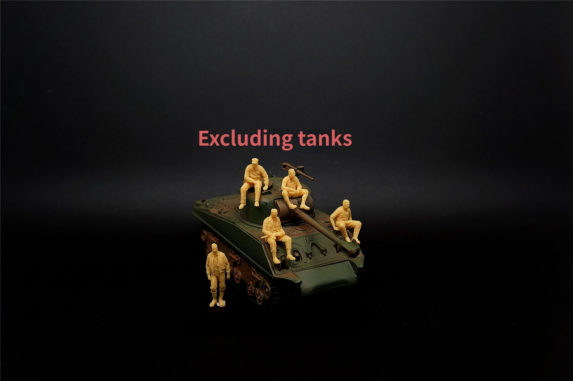 1/72 (US) Fury Sherman Tank Protagonist 5-person Voxel (Miniature Soldier)