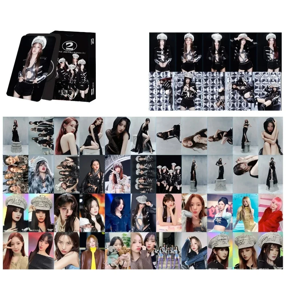 

55 шт./компл., альбом для девочек-поп, открытка, ломо-карта, открытка, коллекция фанатов, модная коллекция для девочек, идол, фанат, подарки для друзей