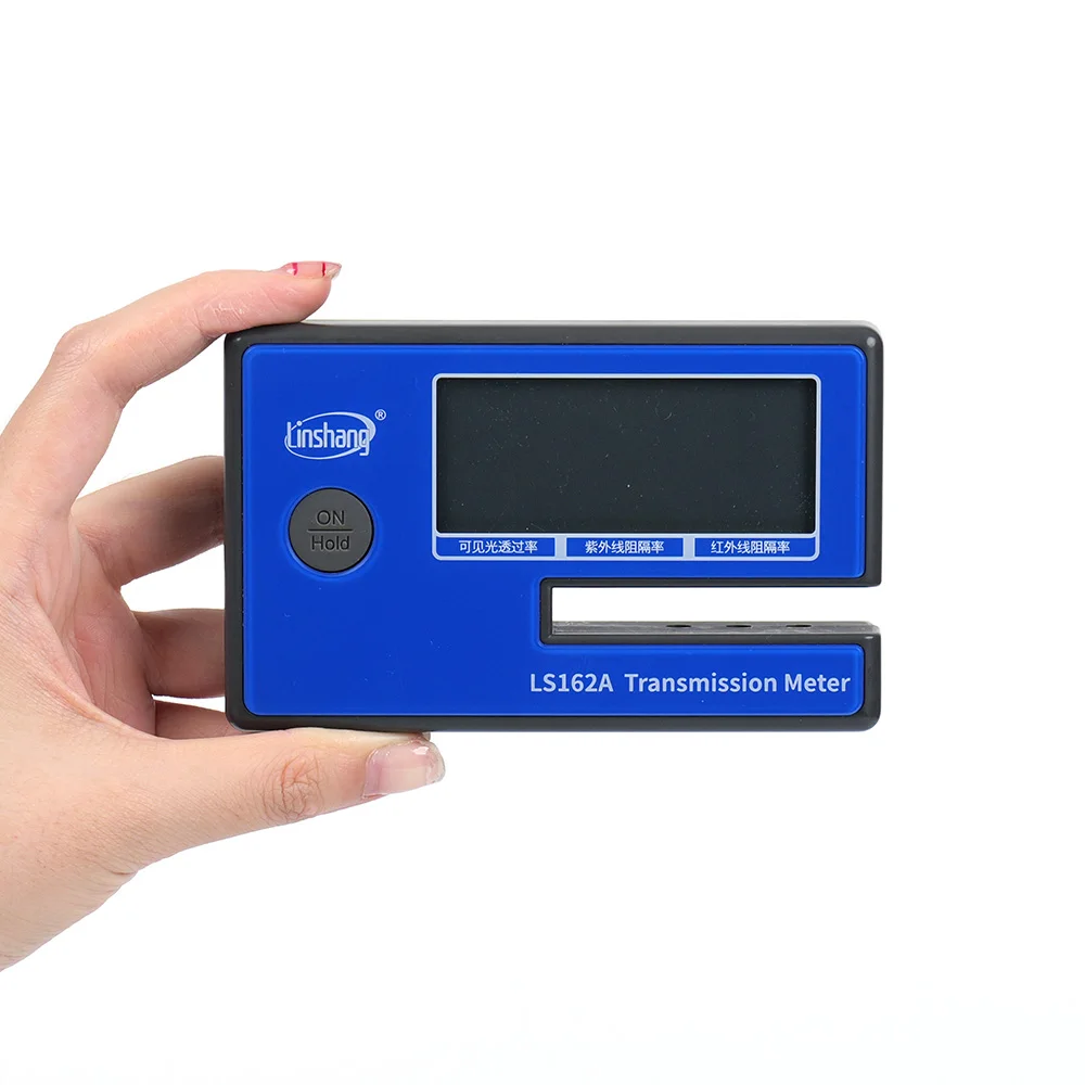 162 LS162A Solar Transmission Meter Portable Window Tint Meter Vlt Solar Film Transmission Meter Film Window Tint Tester