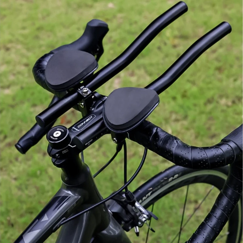 Bicycle Split Rest Handle Mountain Bike Equipped with Long-distance Bend Straight Rest Handle TT Handle Bicycle Accessories