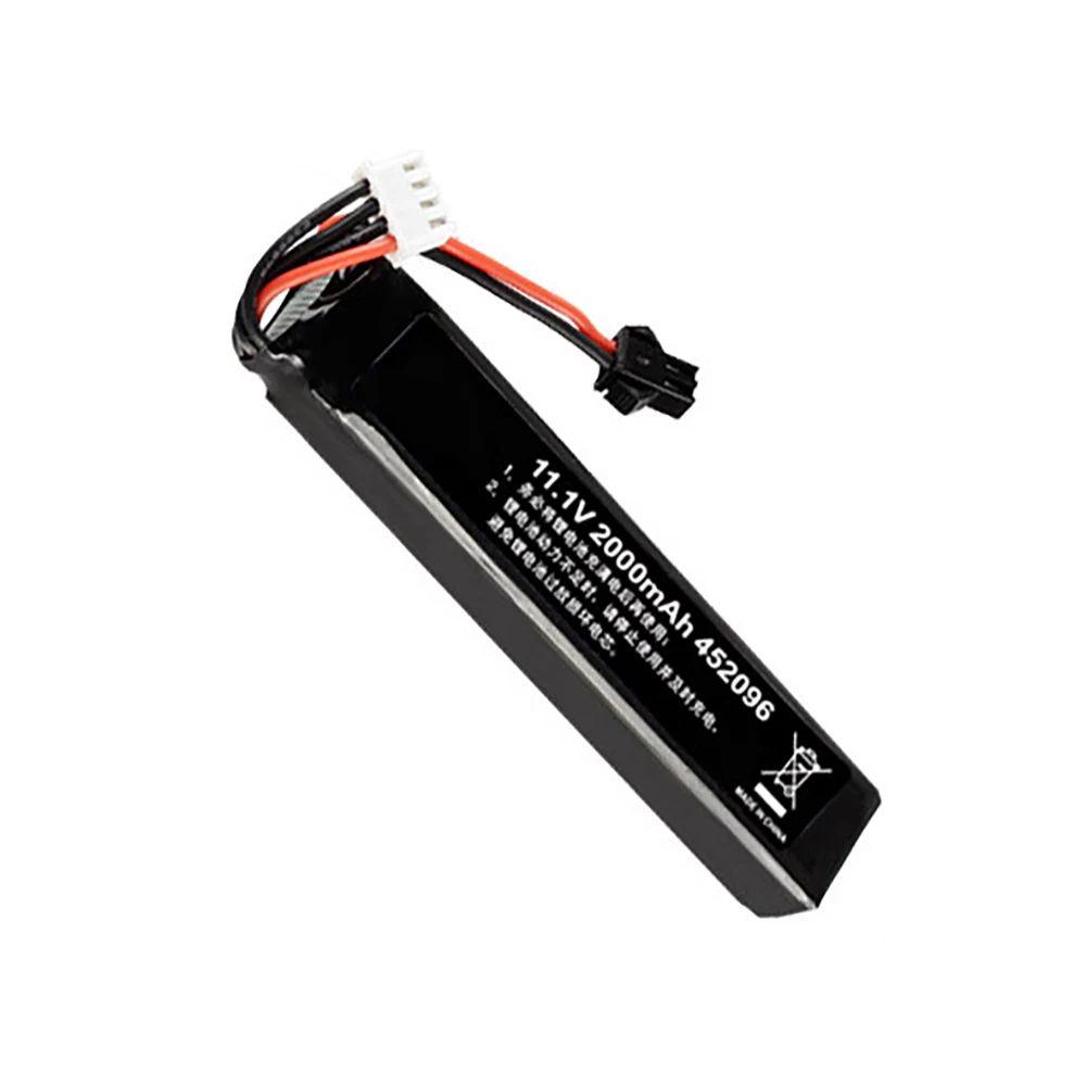 Bateria Lipo 3S 11,1 V do pistoletu na wodę Airsoft 2000 mAh 30C452096 bateria do Airsoft BB Air Pistol Zabawki elektryczne Pistolety Części xt60