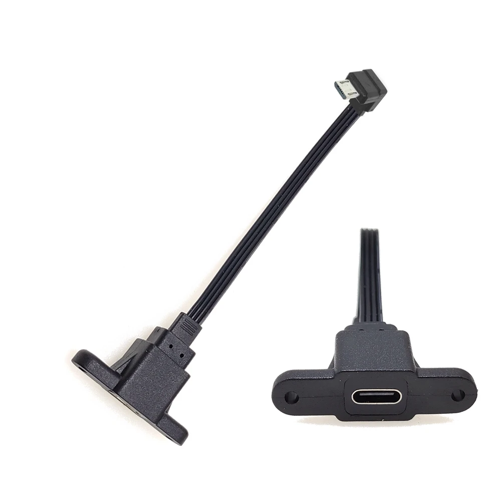 90 Hoek Type-C Female Naar Micro-B Micro Usb Up & Down & Links & Rechts Mannelijke usb Charger Data Otg Kabel Adapter