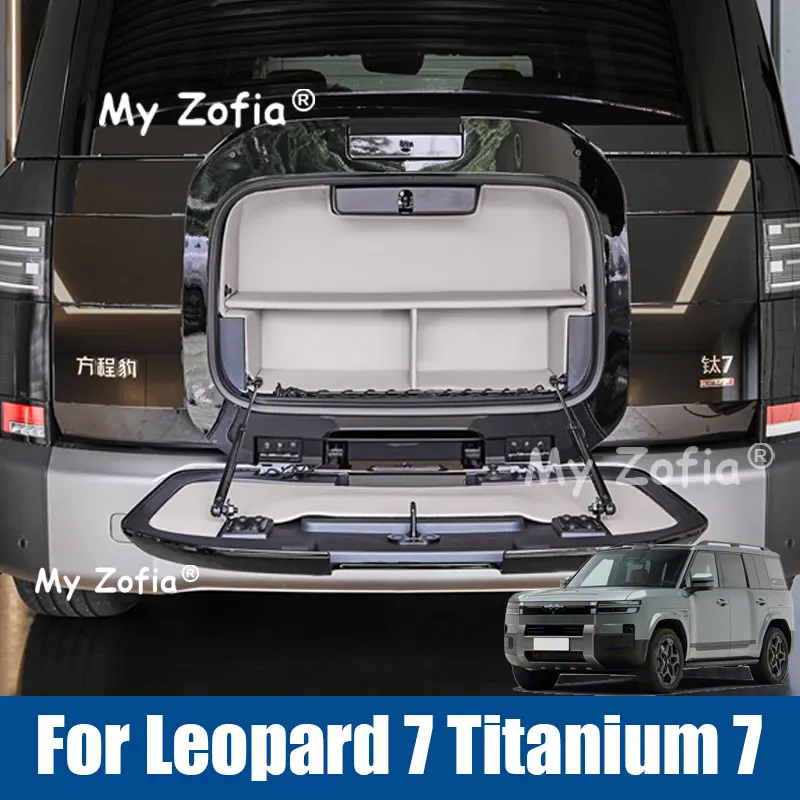 

For BYD Ti7 Leopard Titanium 7 2025 2026 Tailgate Small Backpack Storage Pocket Storage Rack Trunk Storage Box Accessories