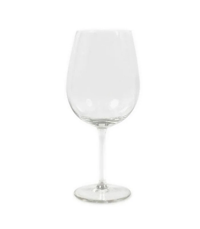 6 Pack 59 cl Wine Glasses, Plain Crystal, Tasting Model, Sophisticated and Elegant circular Design, 21,3x6,8 cm, suitable for