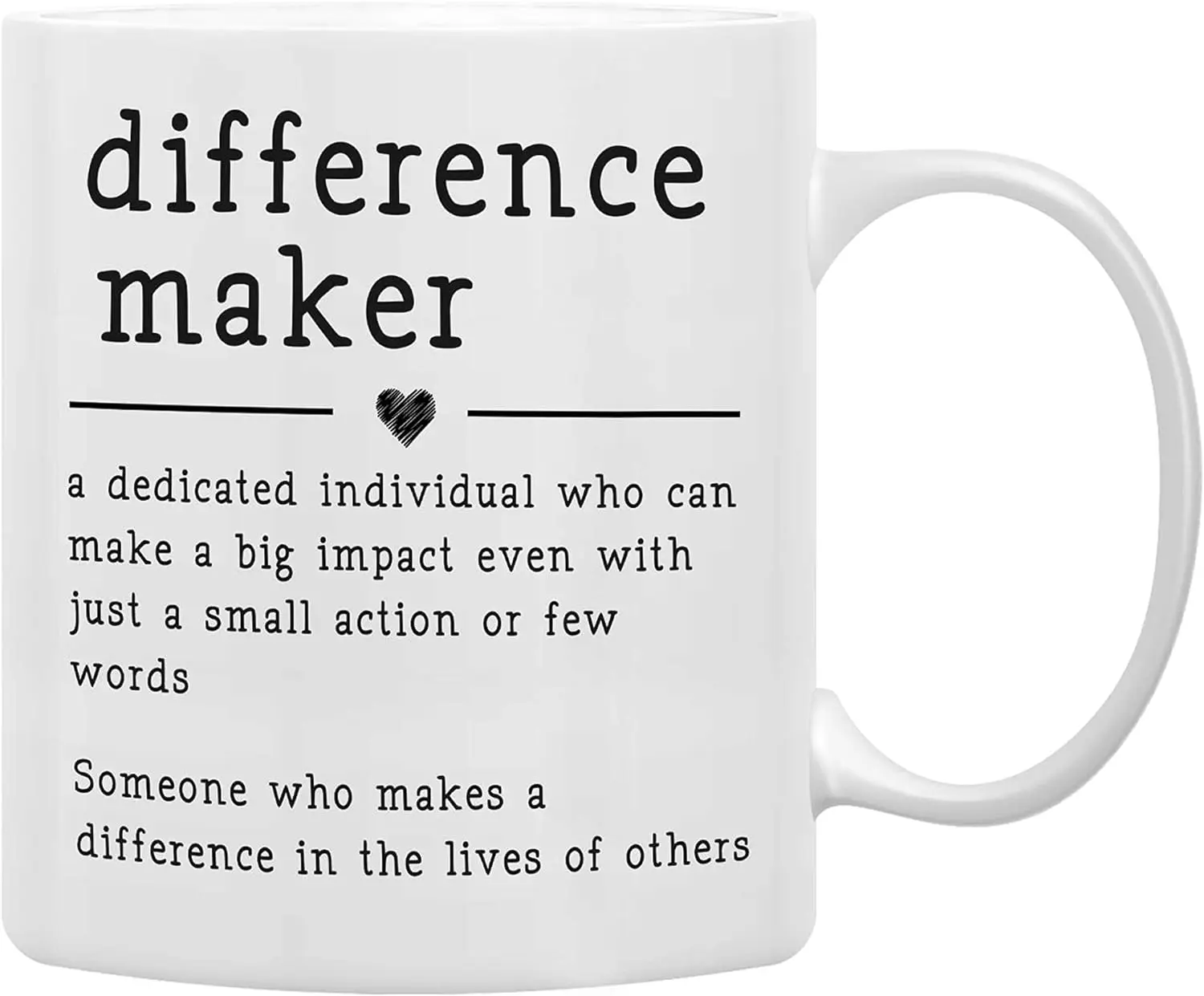 Difference Maker Definition Coffee Mugs Mug,Mentor Gift,Teacher Appreciation Gift,Best Friend Gift,Inspirational Affirmation Gif