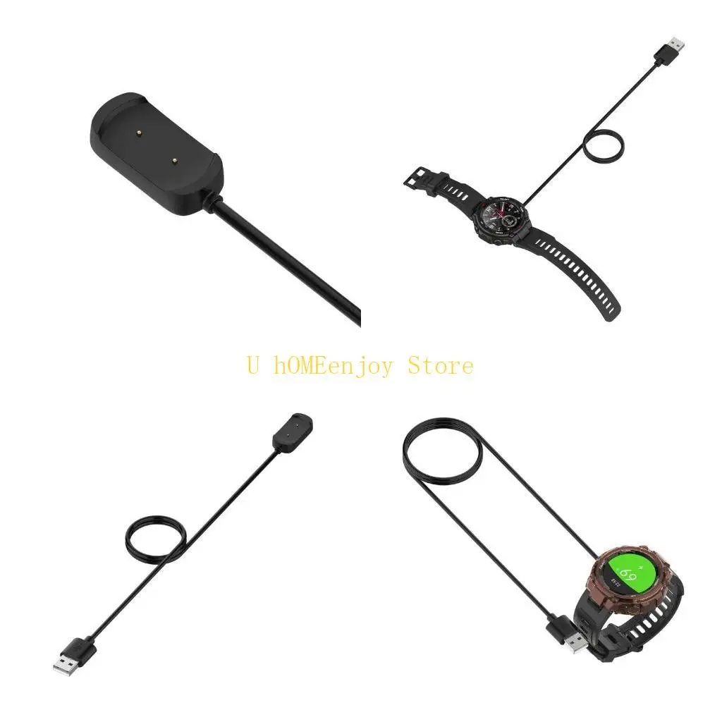 

B0KF for Smart Watch Power Adapter Bracket Cradle Dock for Amaz fit 42mm USB Charging Cable Fast