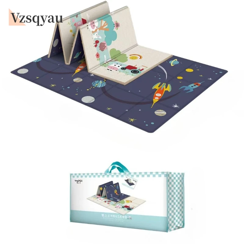 

New Foldable Baby Play Mat XPE Crawling Mat Puzzle Children's Mat Baby Waterproof Folding Blanket Educational Toys For Children