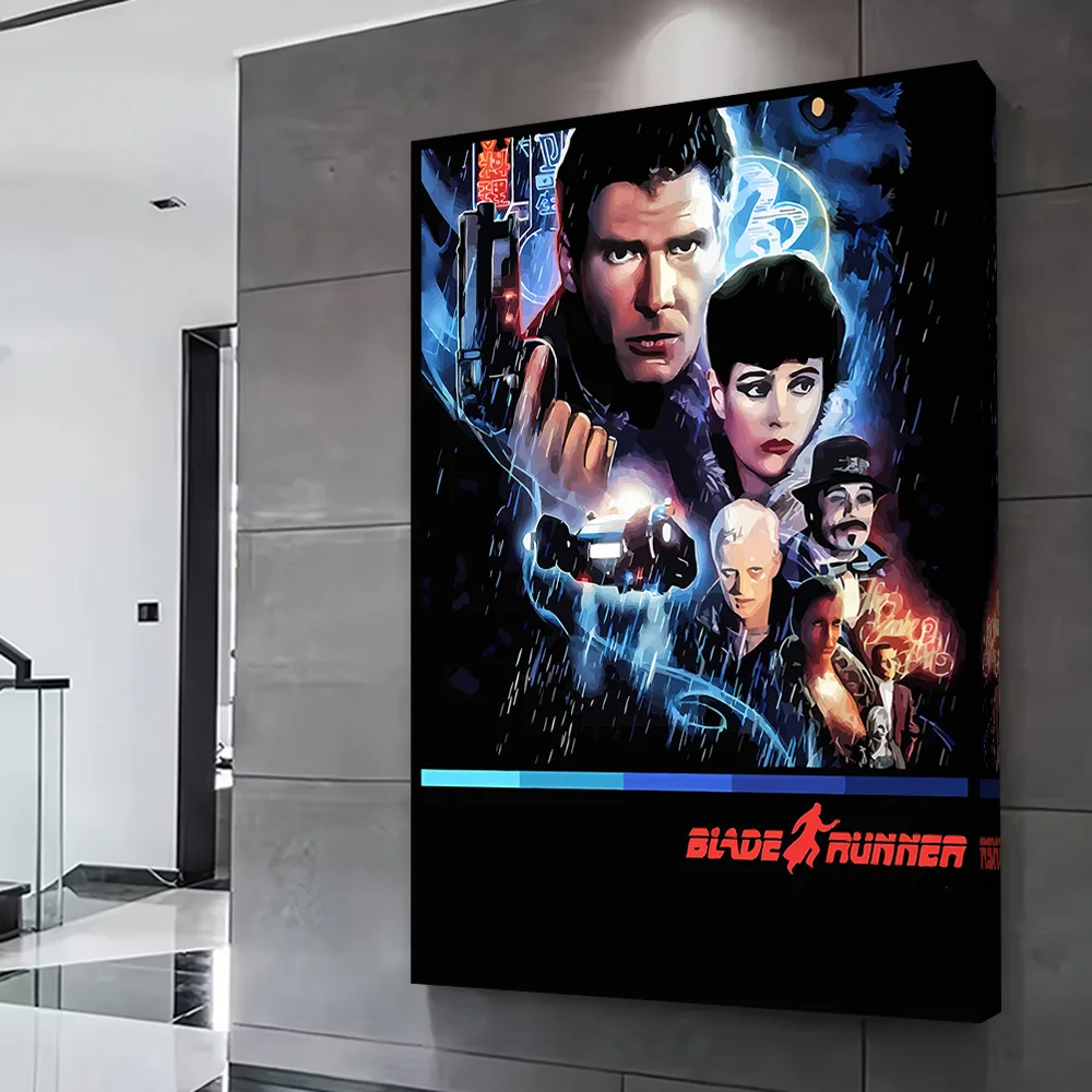 Blade Runner Movie Poster Customizable Printed Canvas Painting Wall Art Gift for Living Room Decorations Wand Deko Home Decor