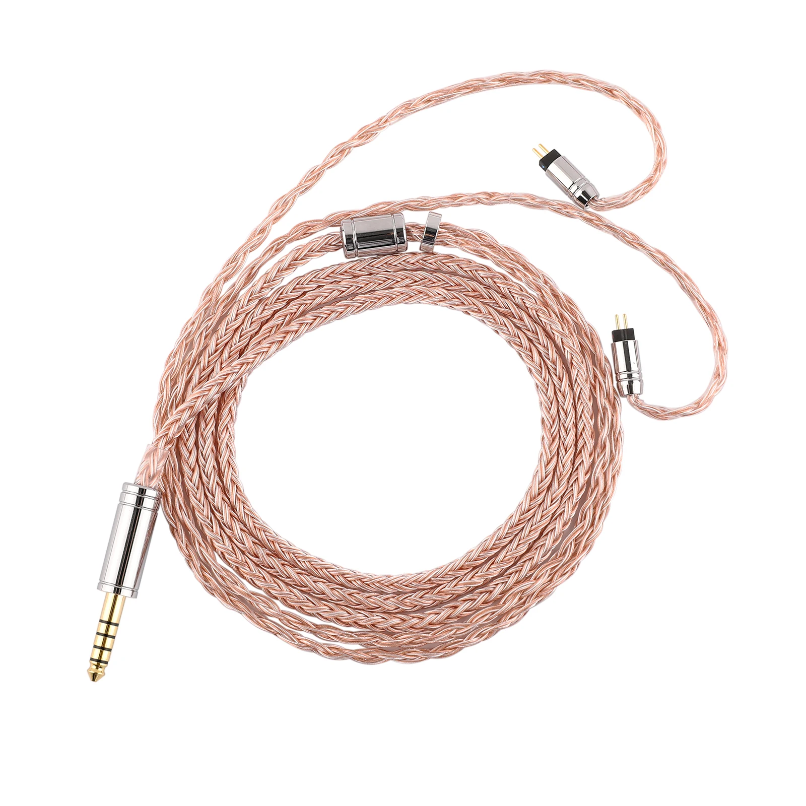 Кабель Tripowin C-02 IEM, 16-жильный посеребренный медный кабель для наушников, сменный Hi-Fi кабель для проводных наушников