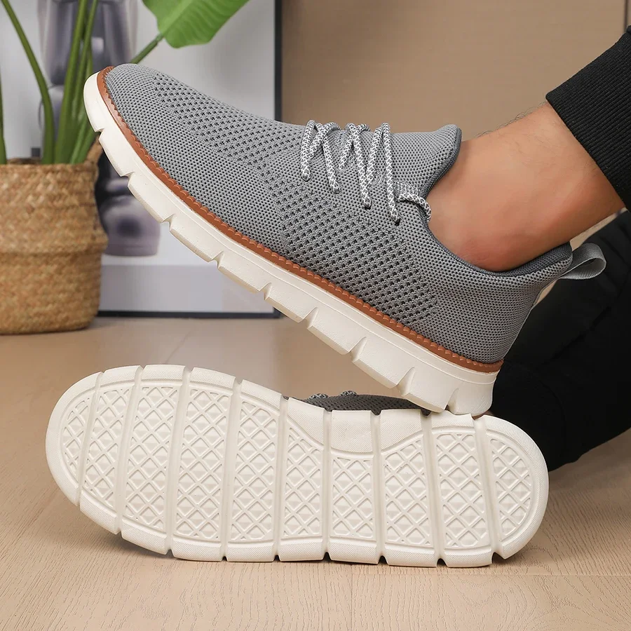 

Mens Casual Shoes Breathable Lightweight Slip-on Male Sneakers Fashion Comfortable Formal Walking Oversized Oxford Shoes
