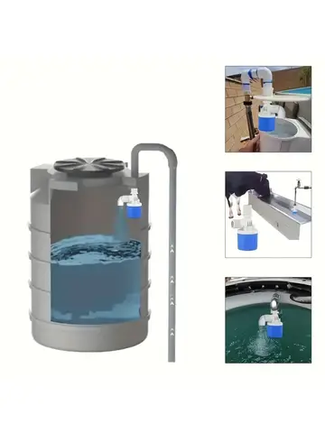 1/2” Automatic Closing Mini Float Valve No Power Required, Water Tank Water Tower Automatic Water Level Controller