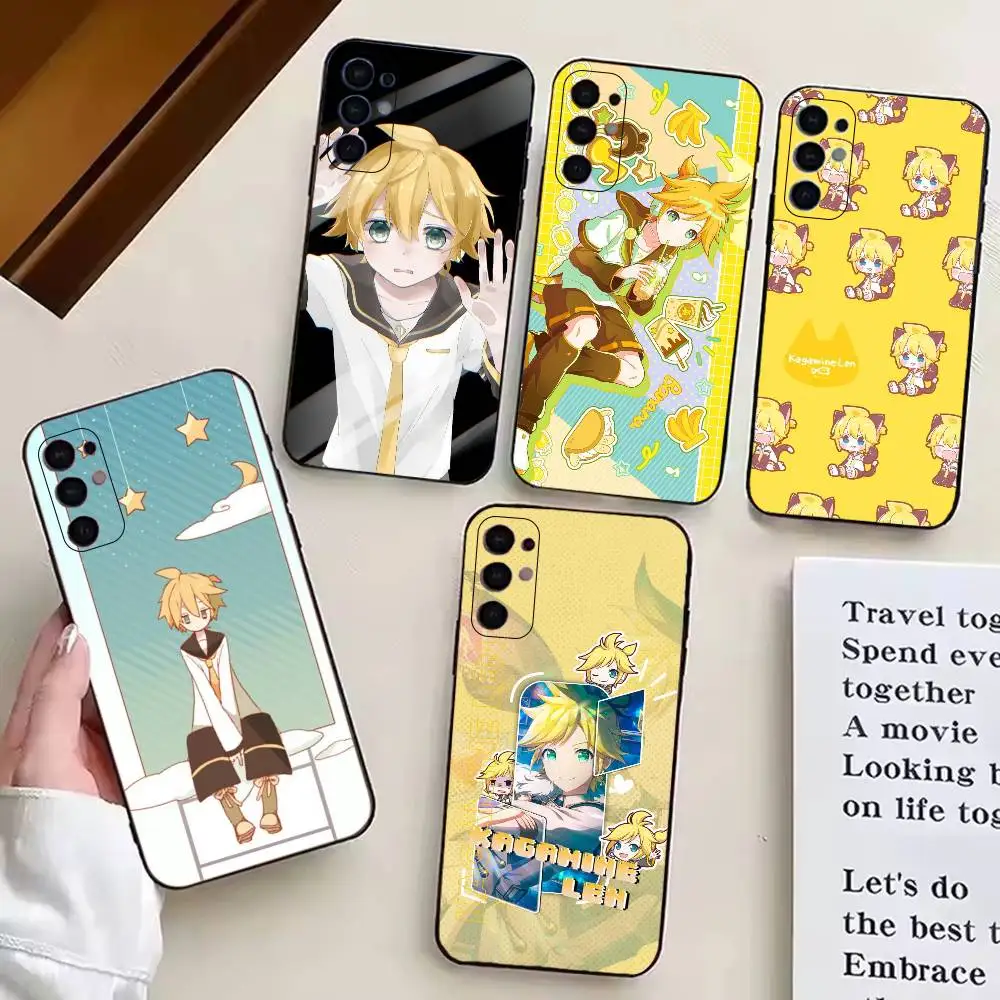 

Game Project Sekai Kagamine Len Phone Case For Samsung S25,S24,S21,S22,S23,S30,Ultra,S20,Plus,Fe,Lite,Note,10,Black Cover